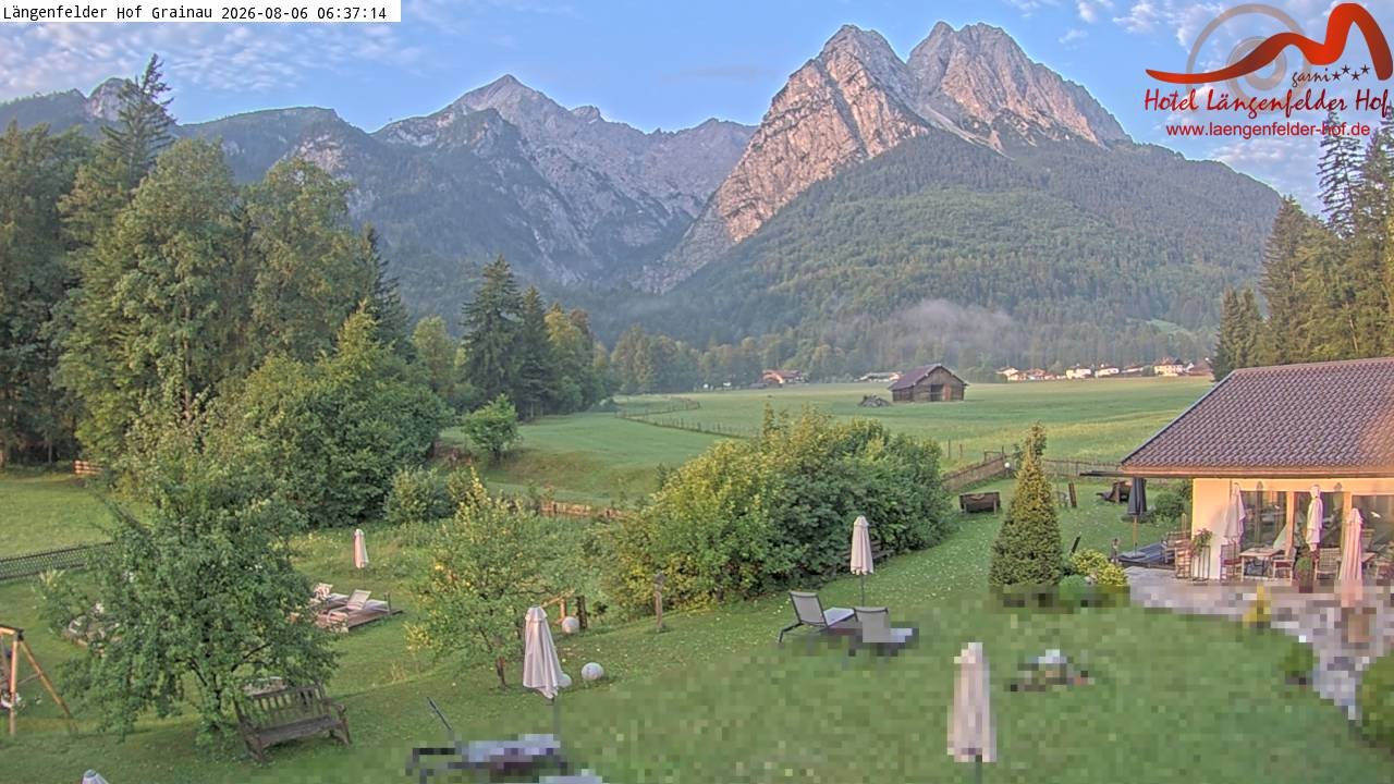 Archiv Foto Webcam Zugspitzdorf Grainau: Längenfelder Hof