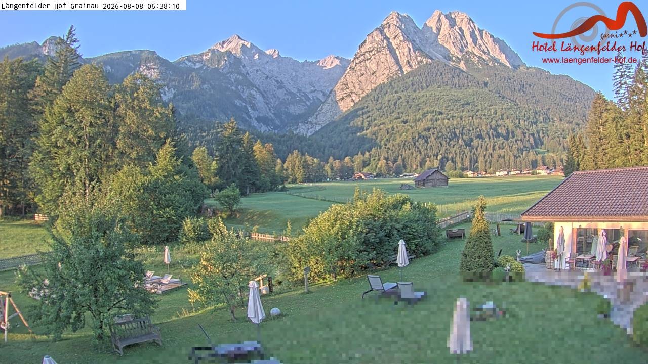 Archiv Foto Webcam Zugspitzdorf Grainau: Längenfelder Hof
