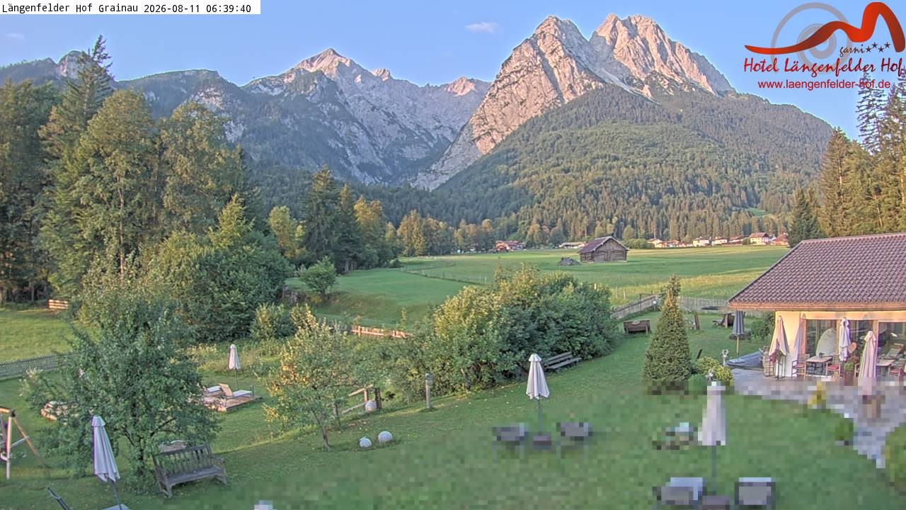 Archiv Foto Webcam Zugspitzdorf Grainau: Längenfelder Hof