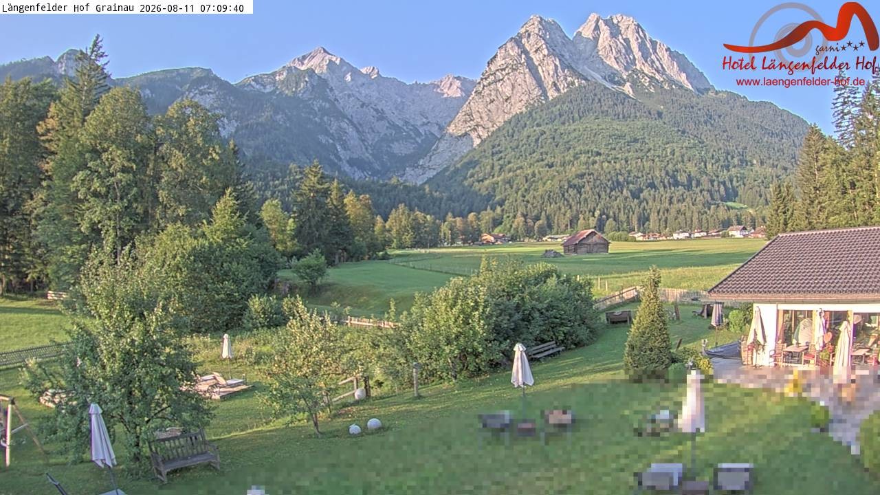 Archiv Foto Webcam Zugspitzdorf Grainau: Längenfelder Hof