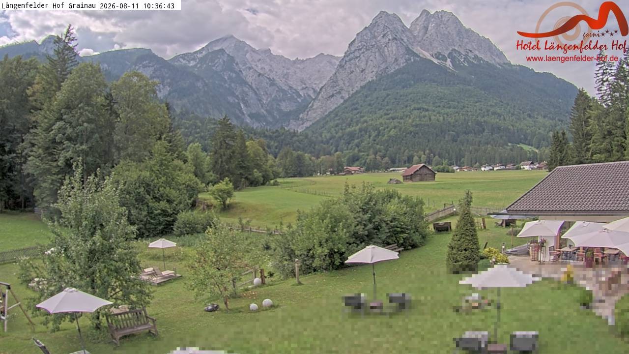 Archiv Foto Webcam Zugspitzdorf Grainau: Längenfelder Hof