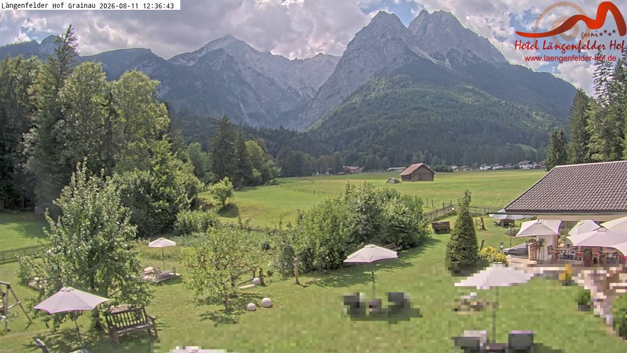 Archiv Foto Webcam Zugspitzdorf Grainau: Längenfelder Hof