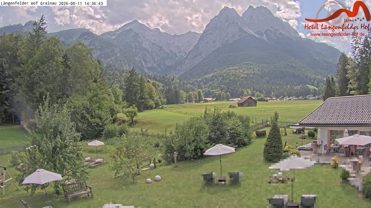 Archiv Foto Webcam Zugspitzdorf Grainau: Längenfelder Hof