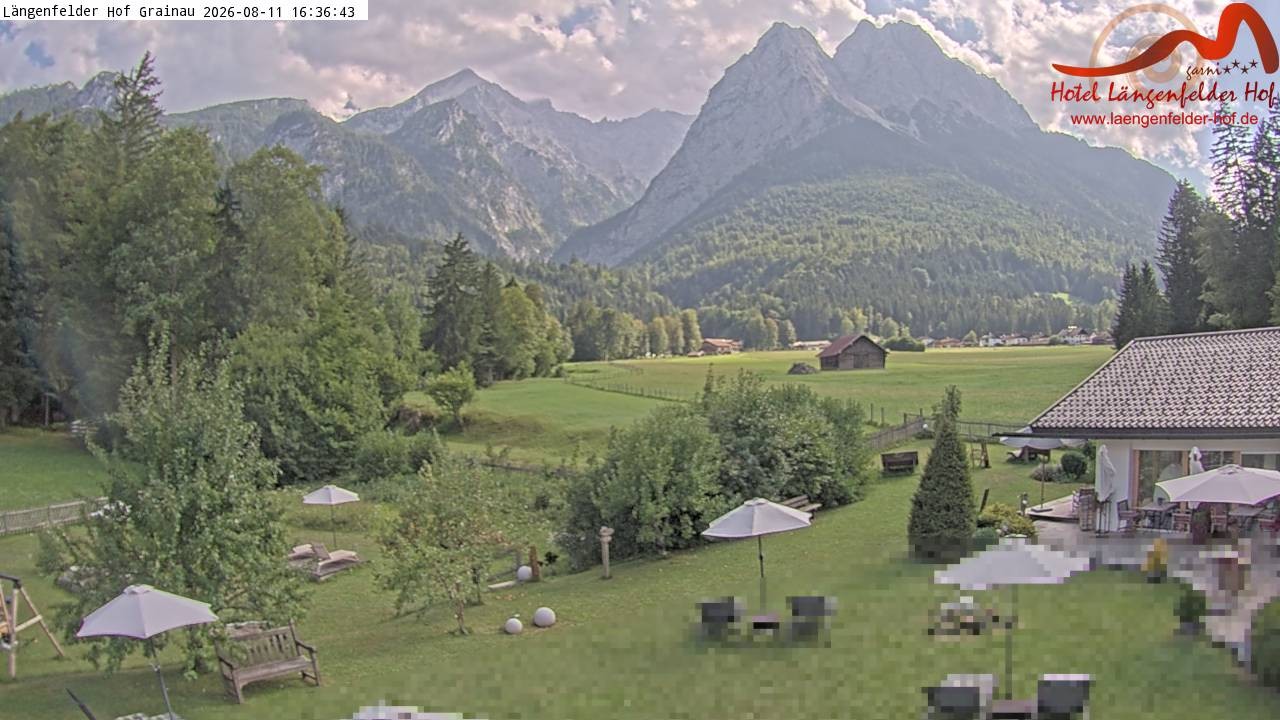 Archiv Foto Webcam Zugspitzdorf Grainau: Längenfelder Hof