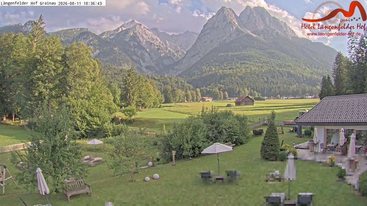 Archiv Foto Webcam Zugspitzdorf Grainau: Längenfelder Hof