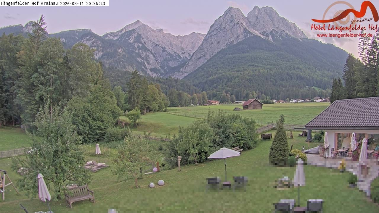 Archiv Foto Webcam Zugspitzdorf Grainau: Längenfelder Hof