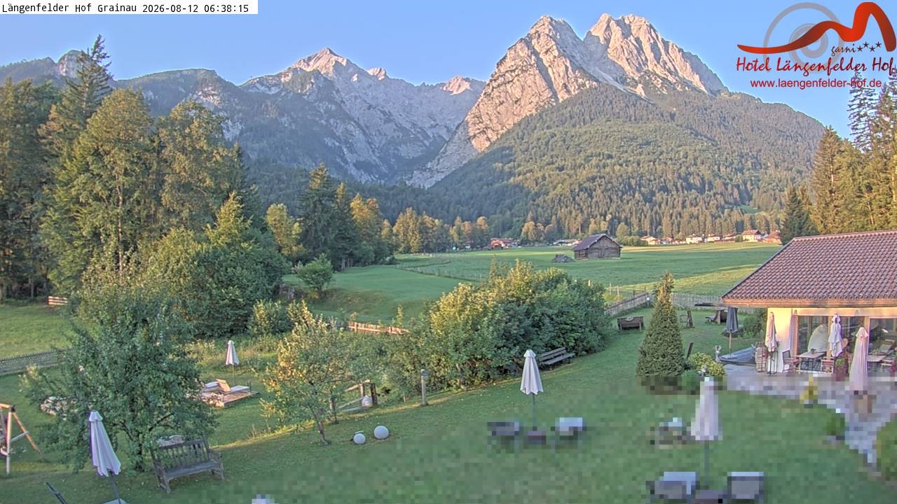 Archiv Foto Webcam Zugspitzdorf Grainau: Längenfelder Hof