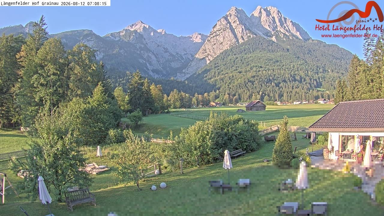 Archiv Foto Webcam Zugspitzdorf Grainau: Längenfelder Hof