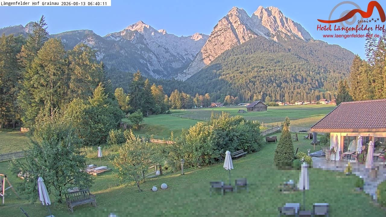 Archiv Foto Webcam Zugspitzdorf Grainau: Längenfelder Hof