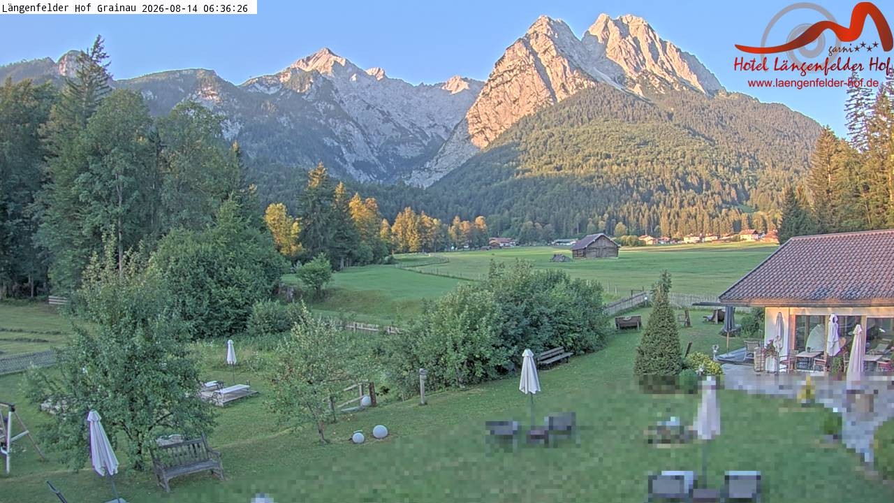 Archiv Foto Webcam Zugspitzdorf Grainau: Längenfelder Hof