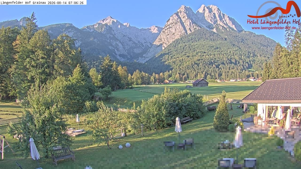 Archiv Foto Webcam Zugspitzdorf Grainau: Längenfelder Hof