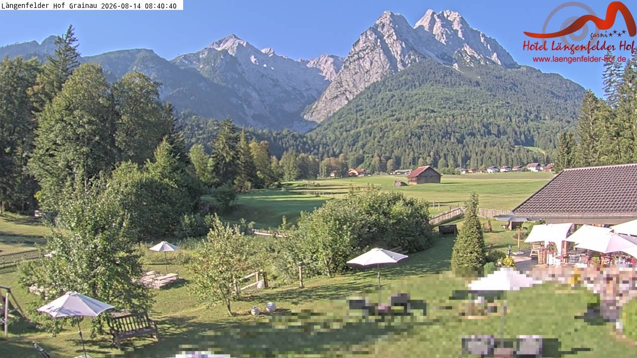 Archiv Foto Webcam Zugspitzdorf Grainau: Längenfelder Hof