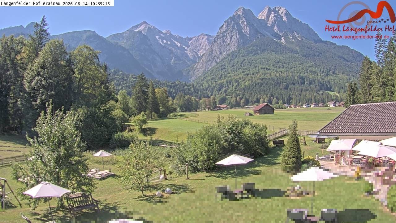 Archiv Foto Webcam Zugspitzdorf Grainau: Längenfelder Hof