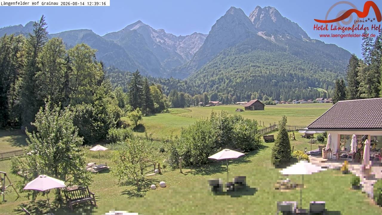 Archiv Foto Webcam Zugspitzdorf Grainau: Längenfelder Hof