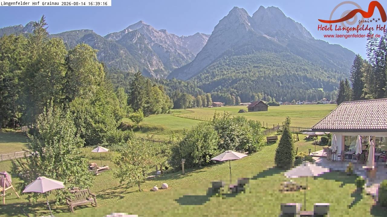 Archiv Foto Webcam Zugspitzdorf Grainau: Längenfelder Hof