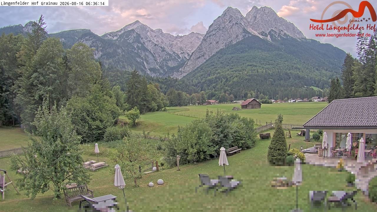 Archiv Foto Webcam Zugspitzdorf Grainau: Längenfelder Hof