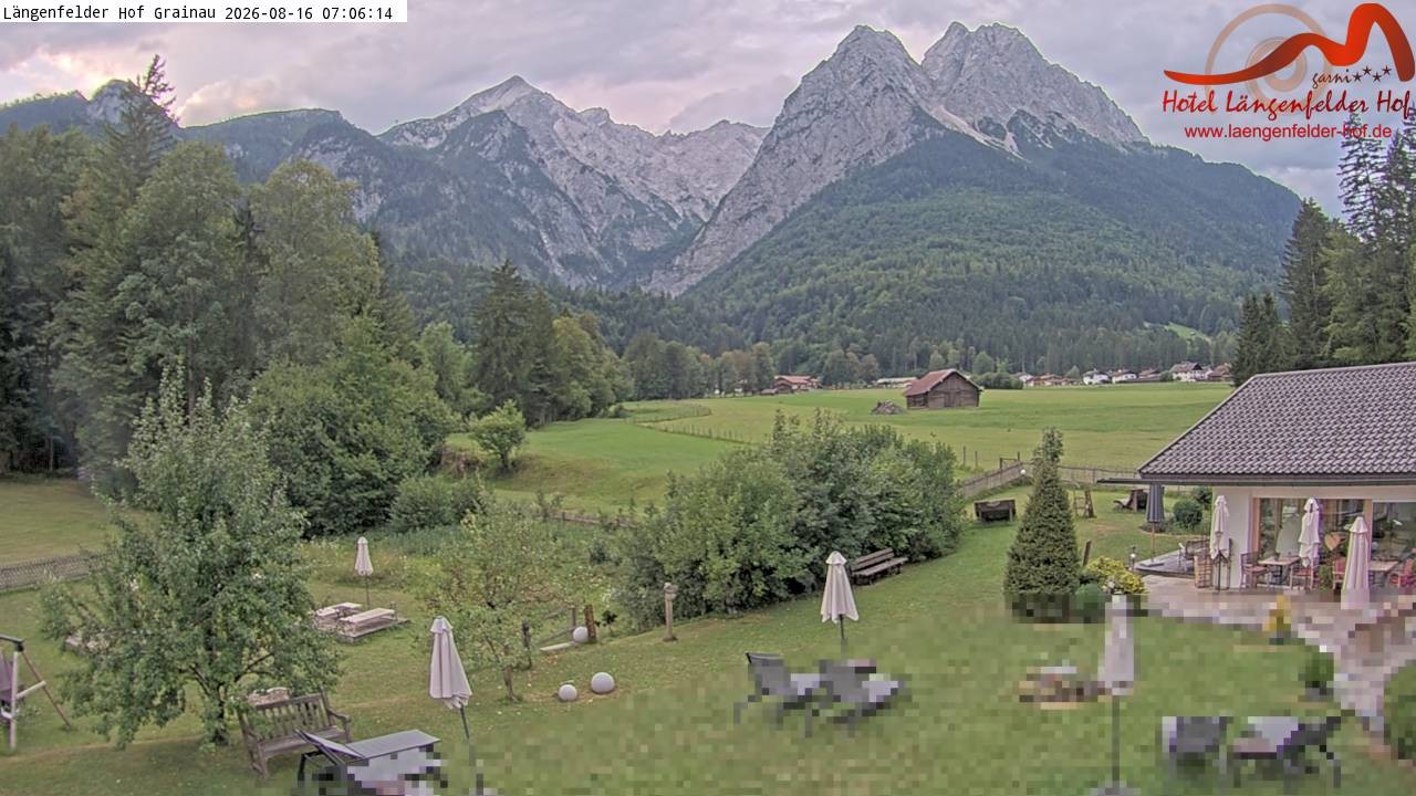 Archiv Foto Webcam Zugspitzdorf Grainau: Längenfelder Hof