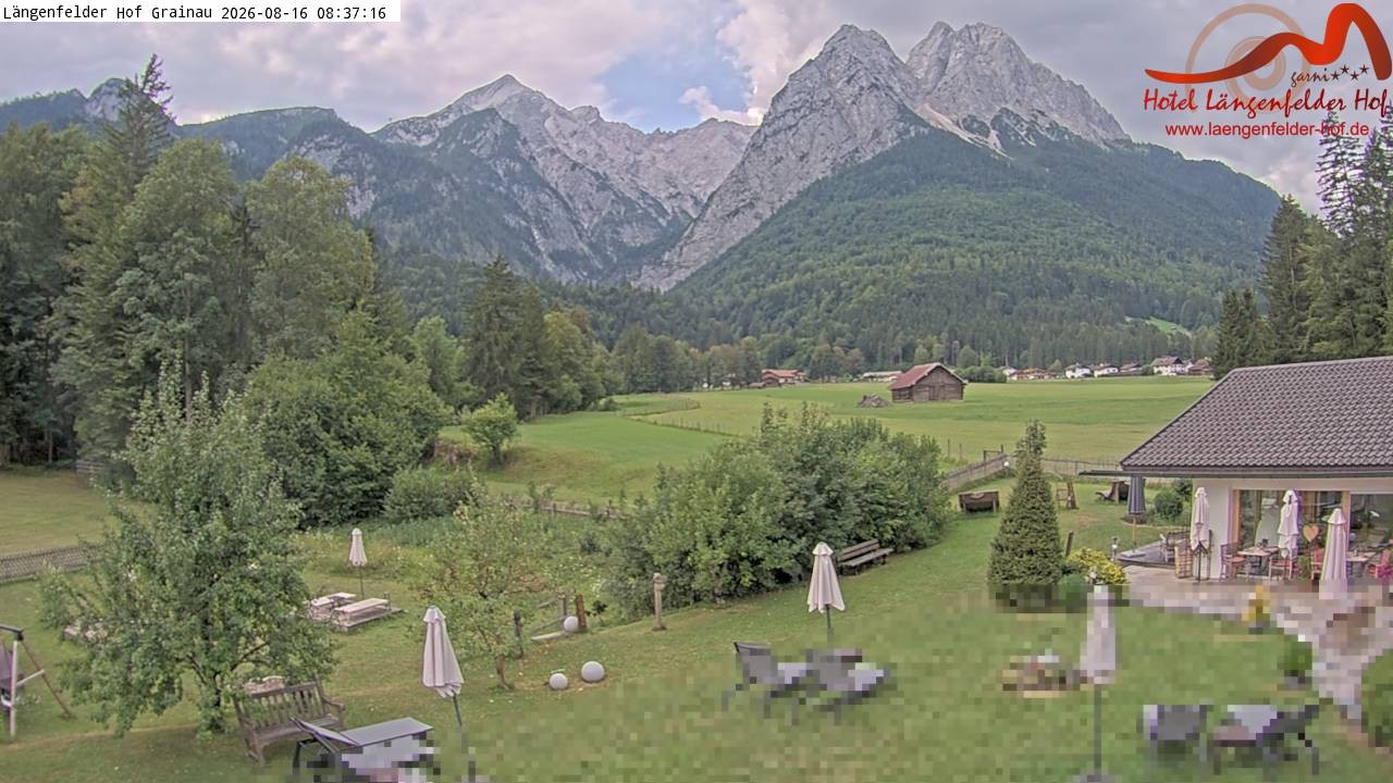Archiv Foto Webcam Zugspitzdorf Grainau: Längenfelder Hof