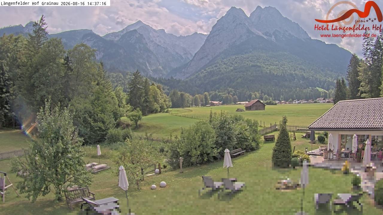 Archiv Foto Webcam Zugspitzdorf Grainau: Längenfelder Hof