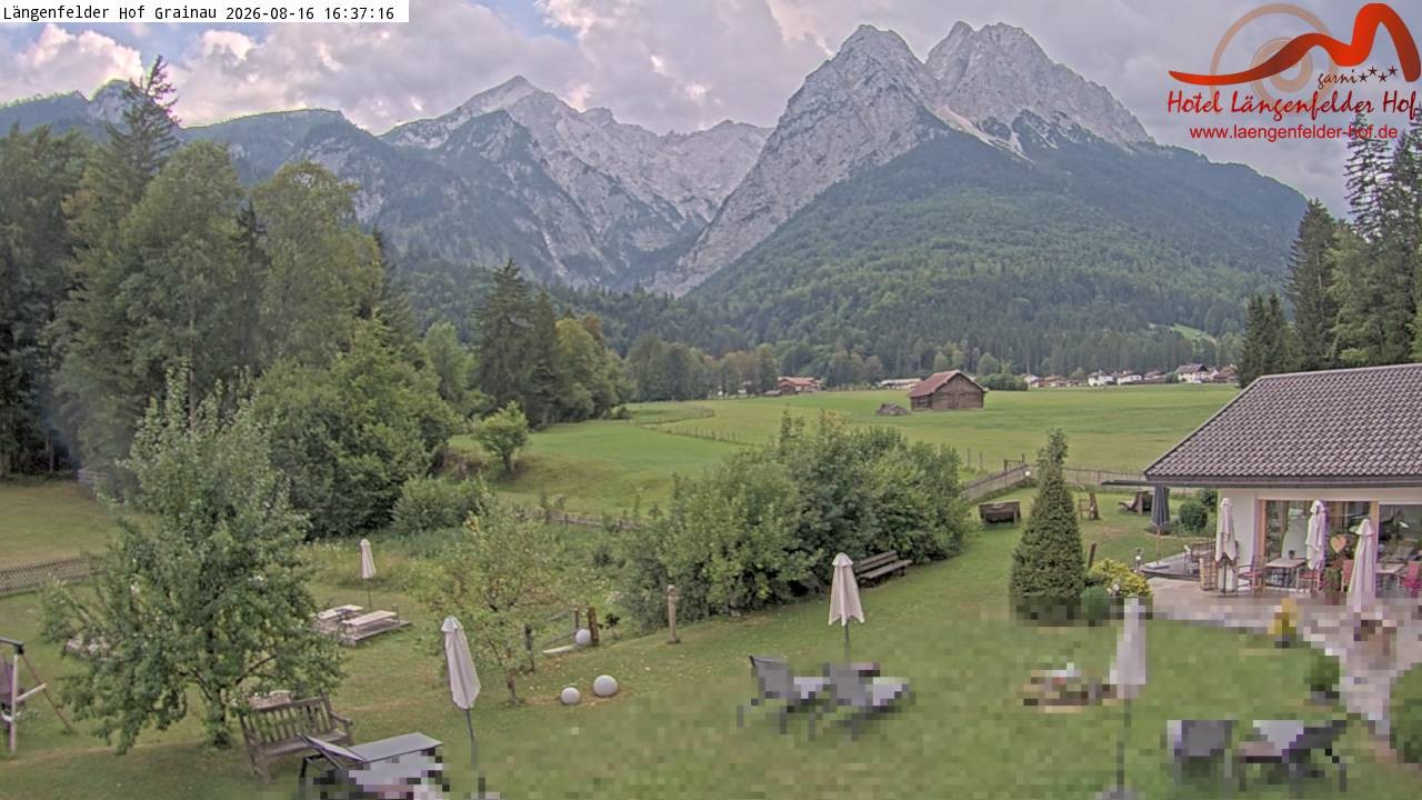 Archiv Foto Webcam Zugspitzdorf Grainau: Längenfelder Hof