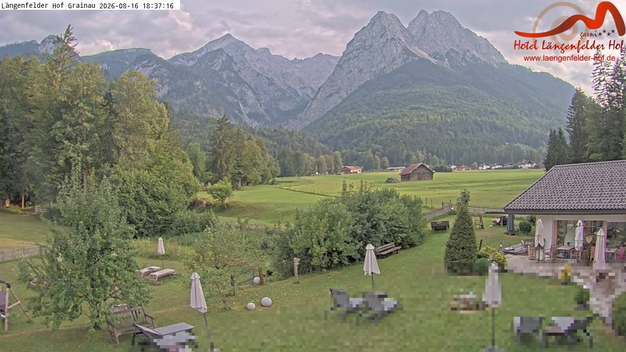 Archiv Foto Webcam Zugspitzdorf Grainau: Längenfelder Hof