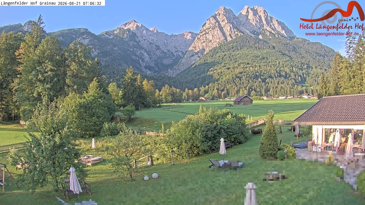 Archiv Foto Webcam Zugspitzdorf Grainau: Längenfelder Hof