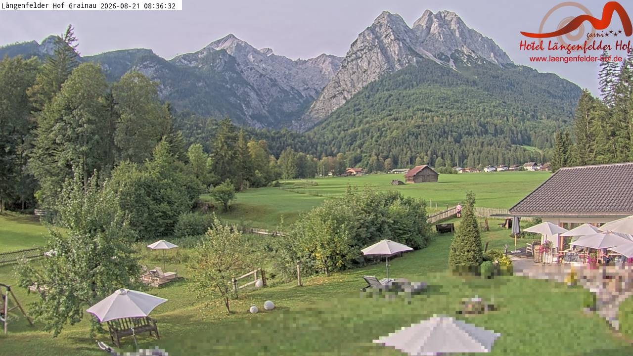 Archiv Foto Webcam Zugspitzdorf Grainau: Längenfelder Hof
