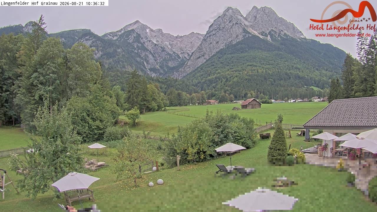 Archiv Foto Webcam Zugspitzdorf Grainau: Längenfelder Hof