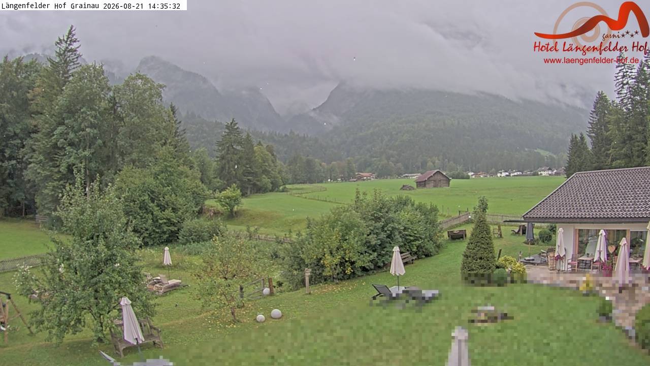 Archiv Foto Webcam Zugspitzdorf Grainau: Längenfelder Hof