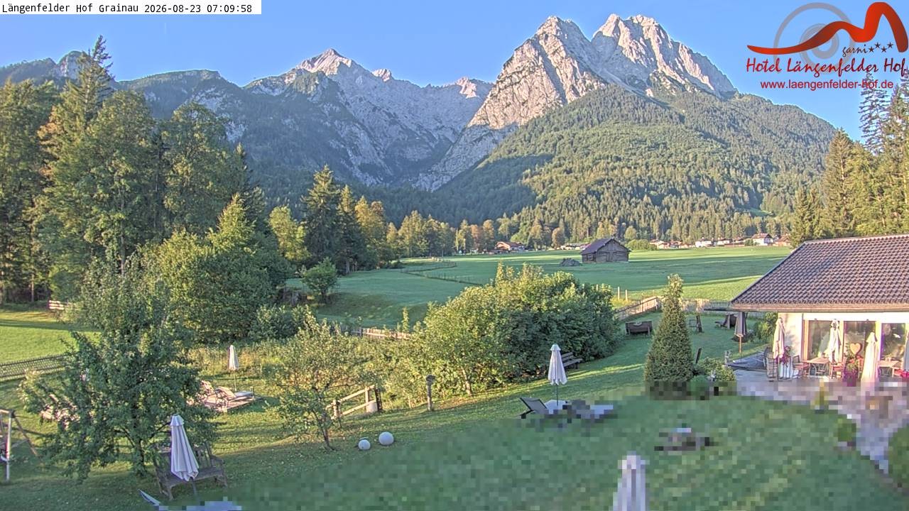 Archiv Foto Webcam Zugspitzdorf Grainau: Längenfelder Hof