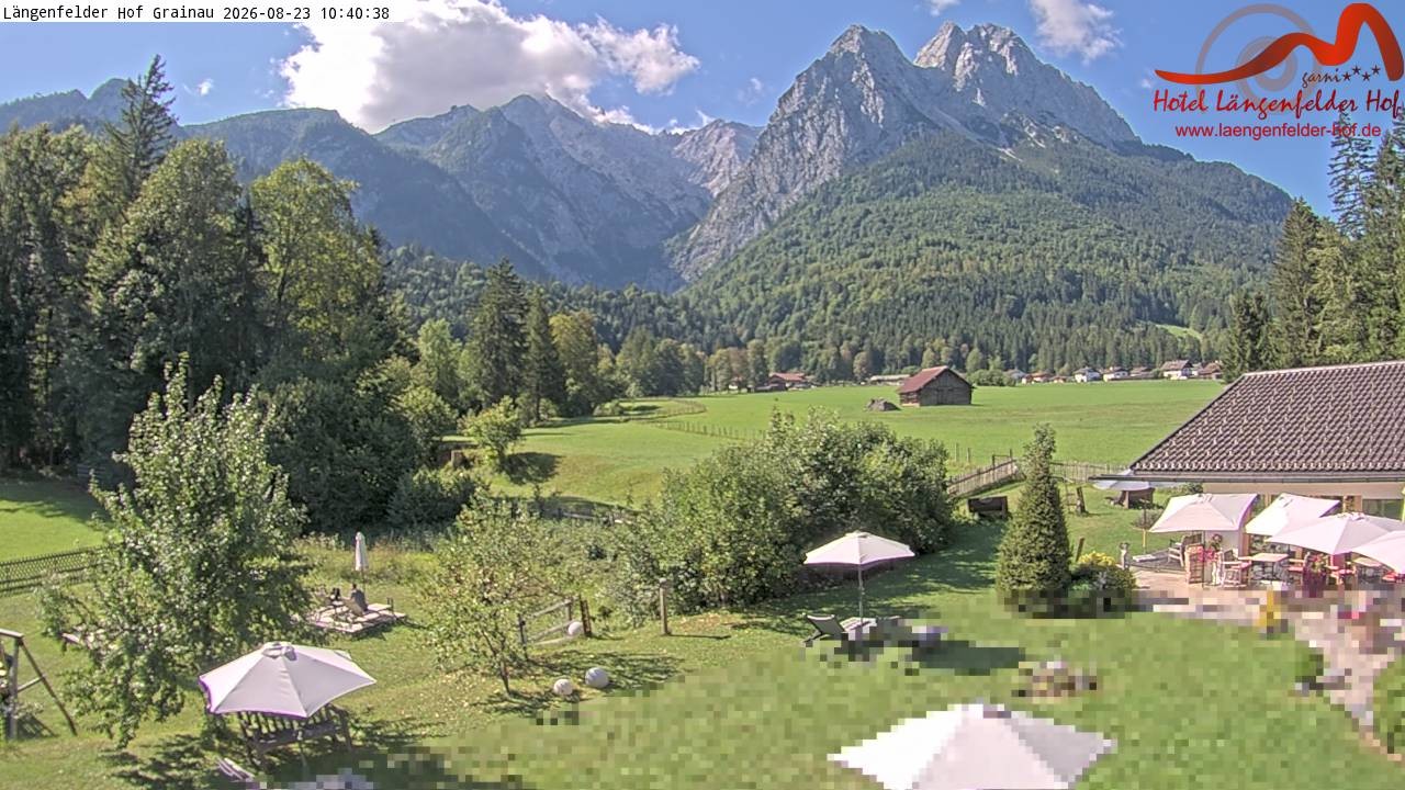 Archiv Foto Webcam Zugspitzdorf Grainau: Längenfelder Hof