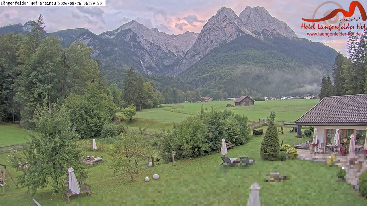 Archiv Foto Webcam Zugspitzdorf Grainau: Längenfelder Hof