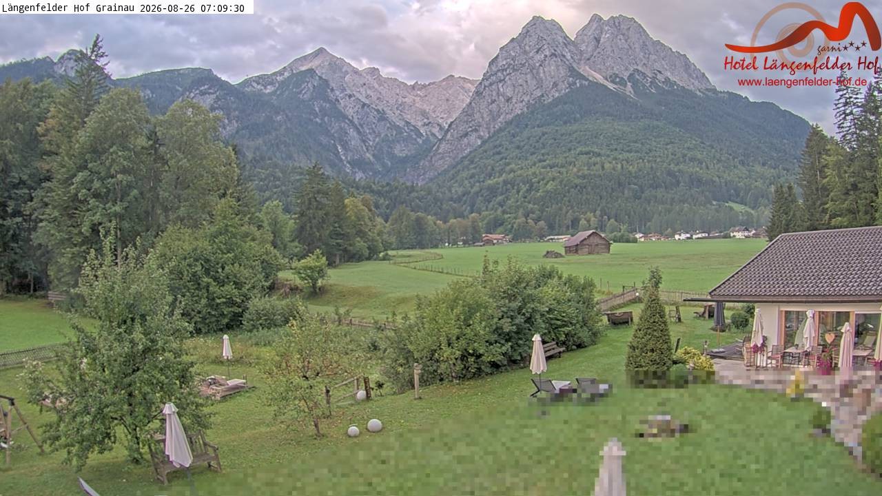 Archiv Foto Webcam Zugspitzdorf Grainau: Längenfelder Hof