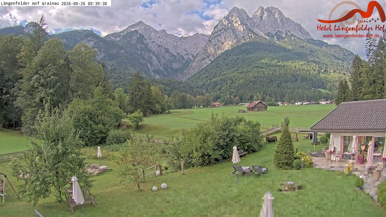 Archiv Foto Webcam Zugspitzdorf Grainau: Längenfelder Hof