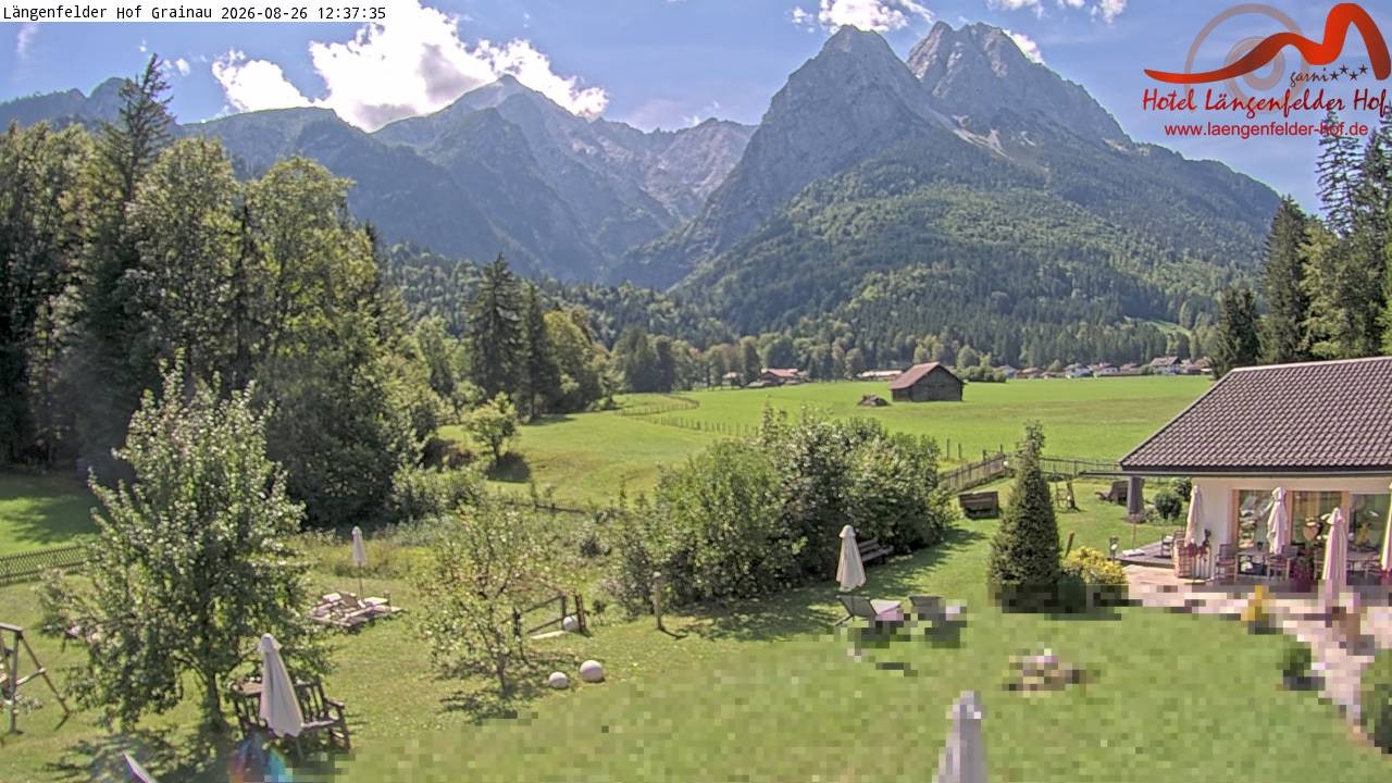 Archiv Foto Webcam Zugspitzdorf Grainau: Längenfelder Hof