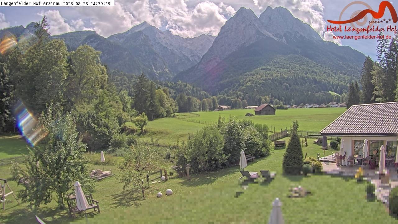 Archiv Foto Webcam Zugspitzdorf Grainau: Längenfelder Hof