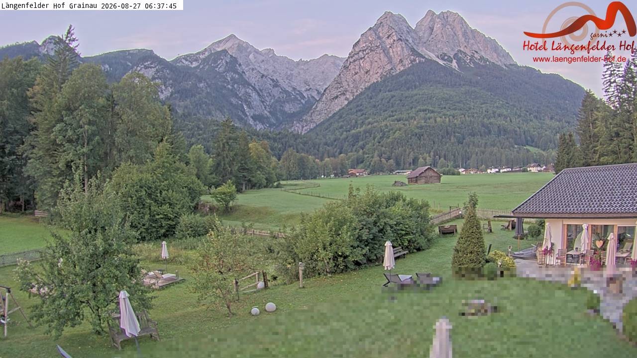 Archiv Foto Webcam Zugspitzdorf Grainau: Längenfelder Hof