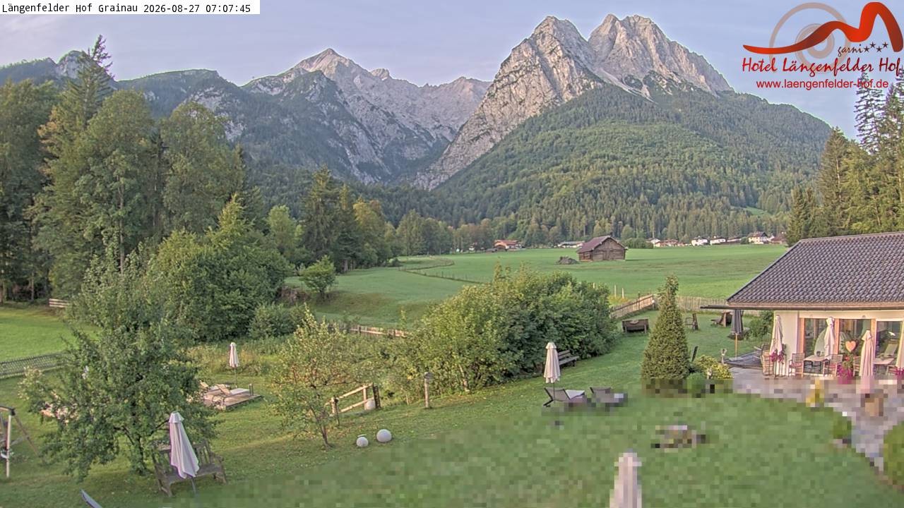 Archiv Foto Webcam Zugspitzdorf Grainau: Längenfelder Hof