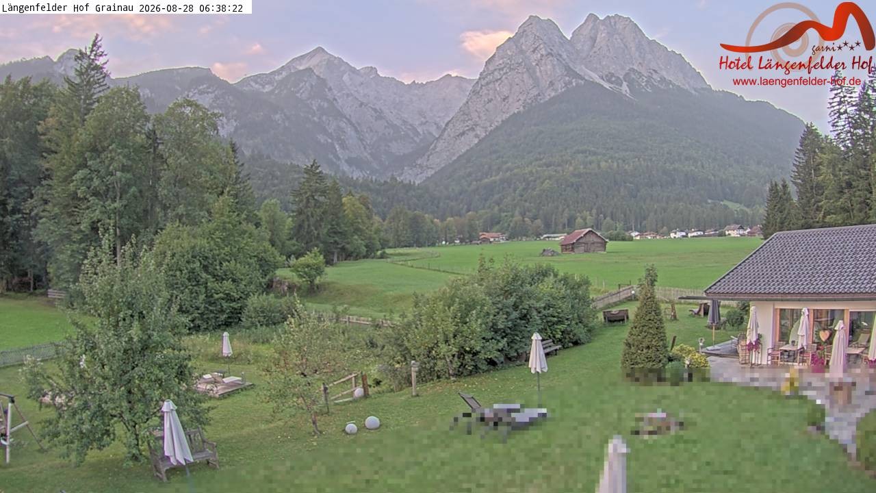 Archiv Foto Webcam Zugspitzdorf Grainau: Längenfelder Hof