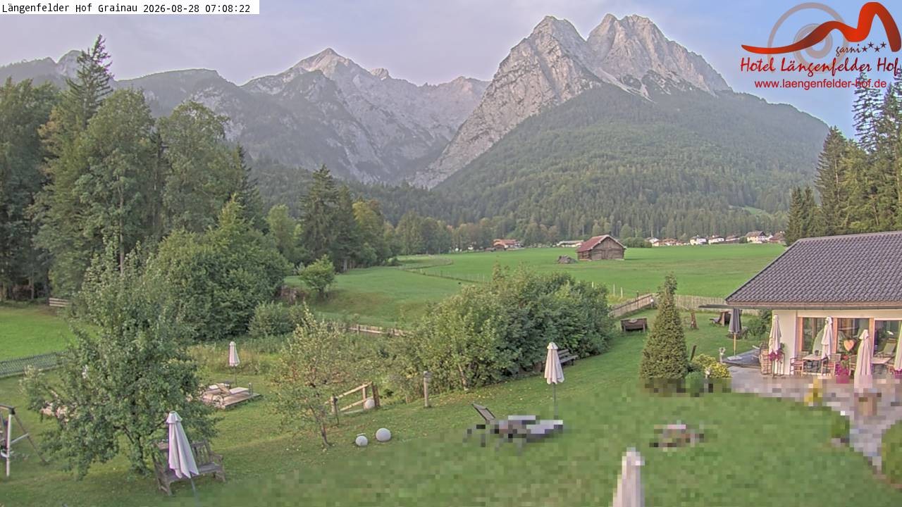 Archiv Foto Webcam Zugspitzdorf Grainau: Längenfelder Hof