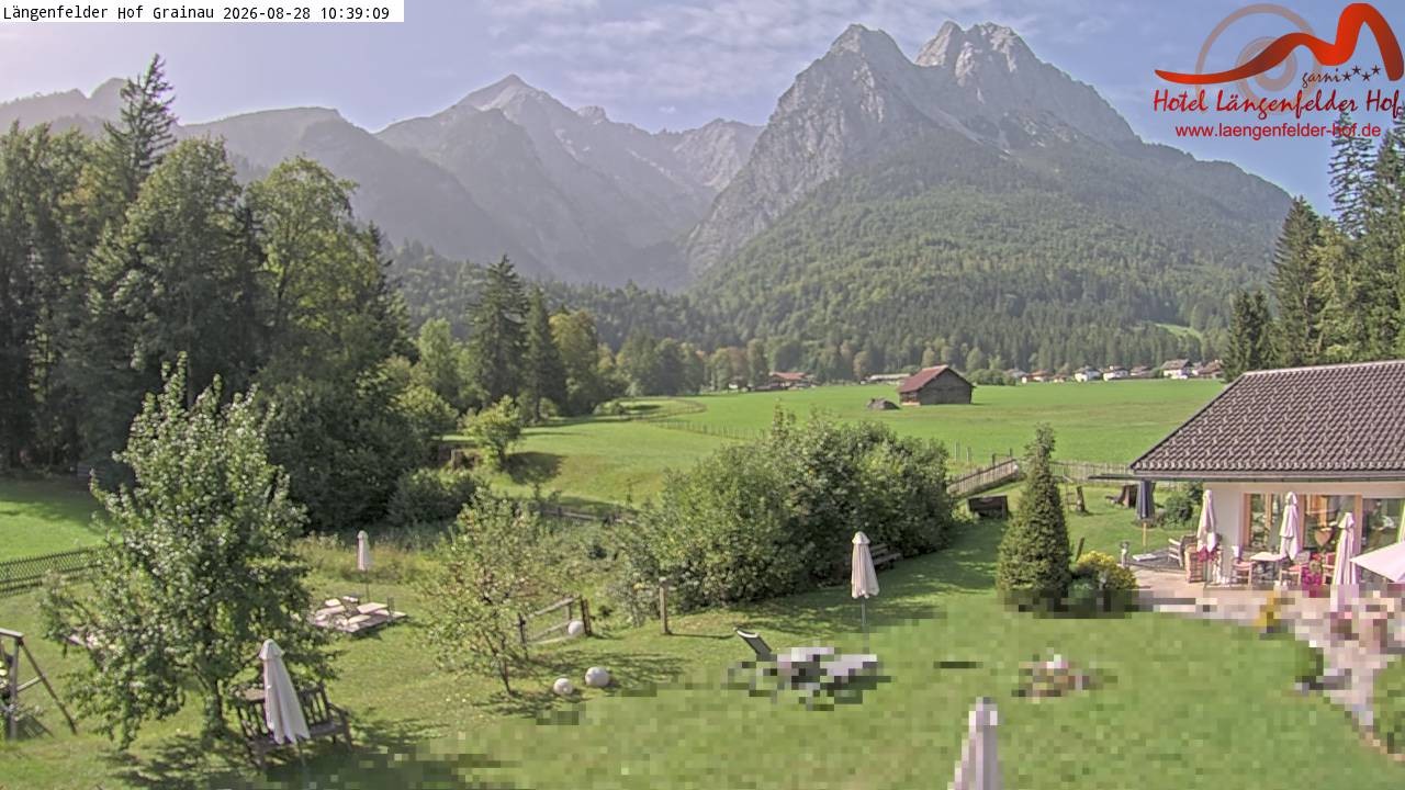 Archiv Foto Webcam Zugspitzdorf Grainau: Längenfelder Hof