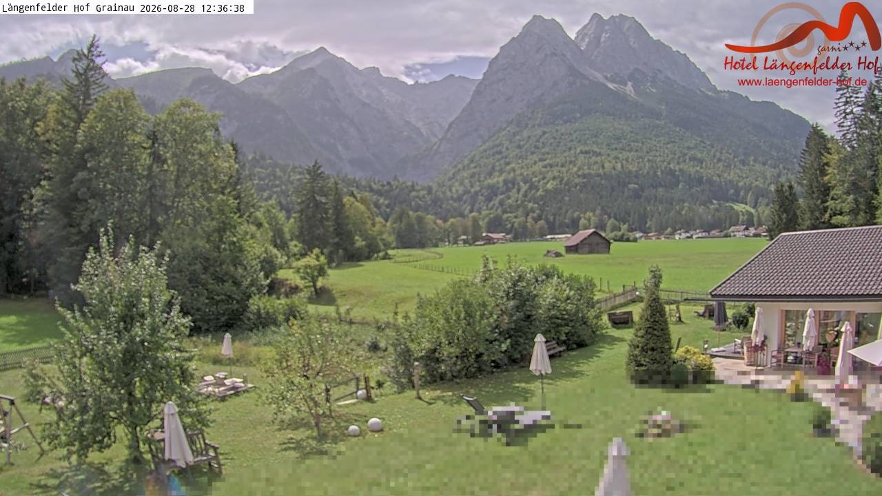 Archiv Foto Webcam Zugspitzdorf Grainau: Längenfelder Hof