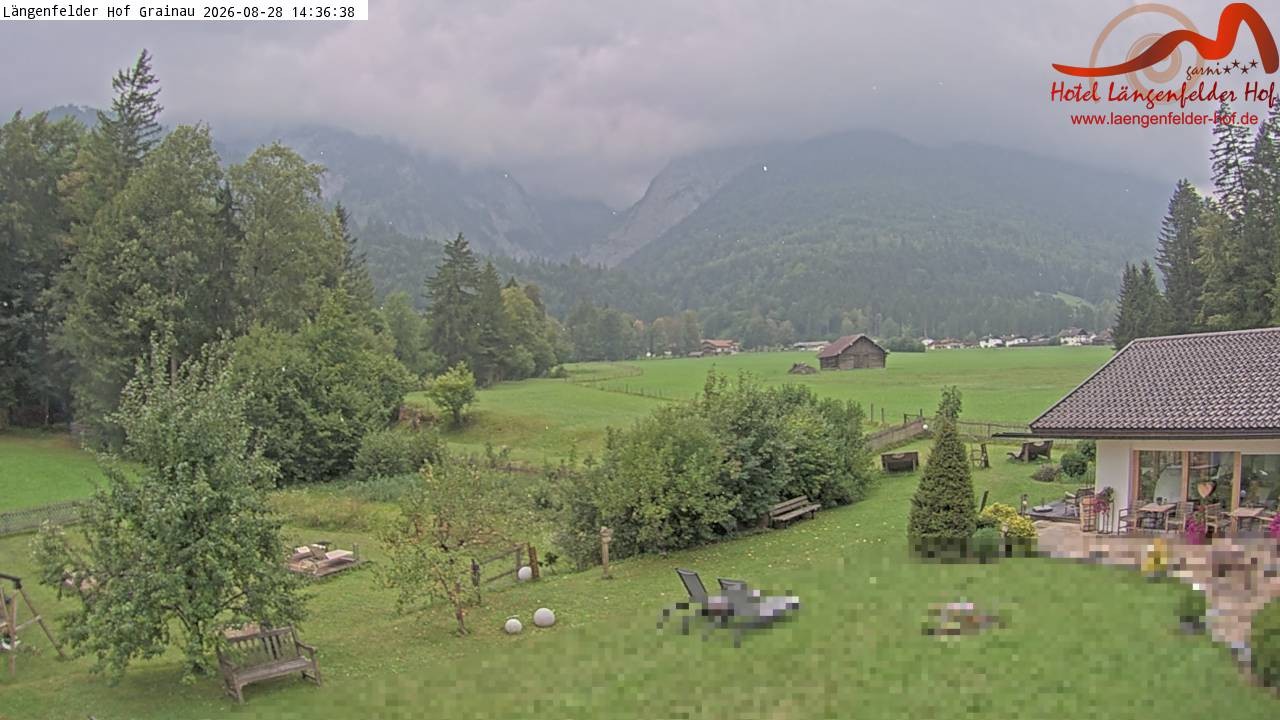 Archiv Foto Webcam Zugspitzdorf Grainau: Längenfelder Hof
