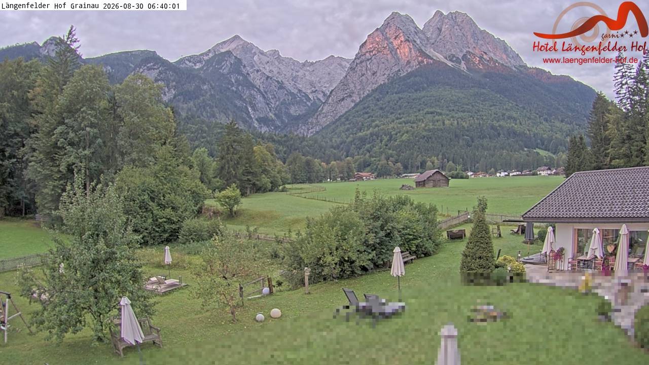 Archiv Foto Webcam Zugspitzdorf Grainau: Längenfelder Hof