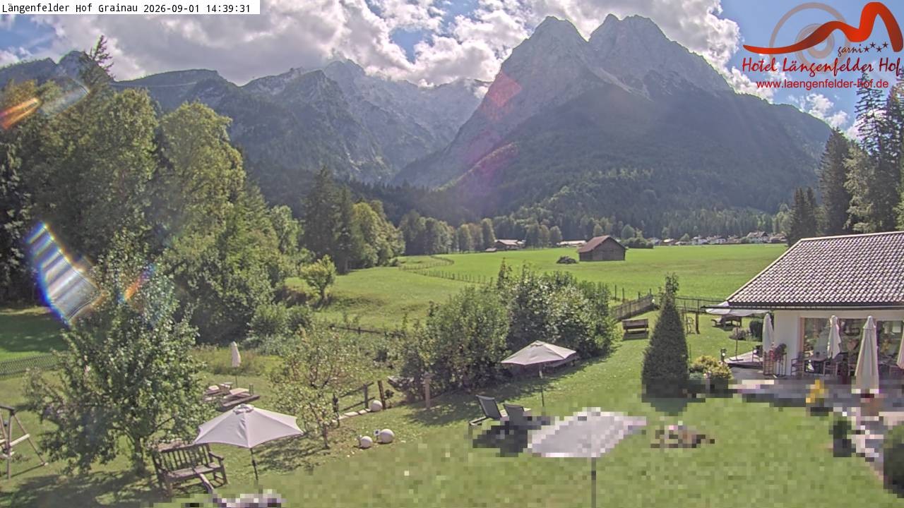 Archiv Foto Webcam Zugspitzdorf Grainau: Längenfelder Hof