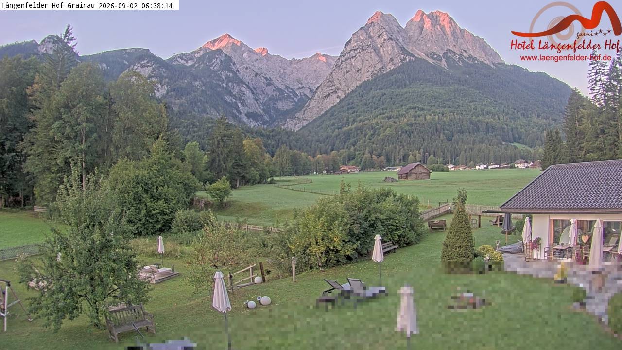 Archiv Foto Webcam Zugspitzdorf Grainau: Längenfelder Hof