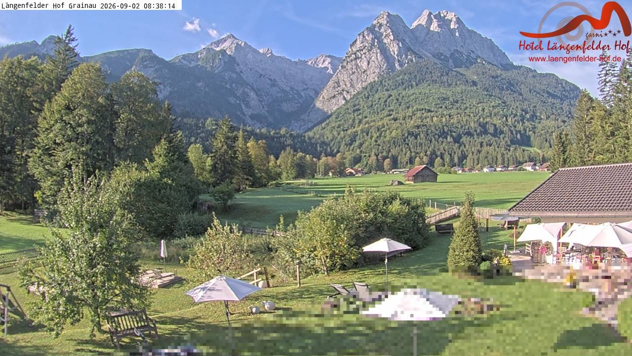 Archiv Foto Webcam Zugspitzdorf Grainau: Längenfelder Hof