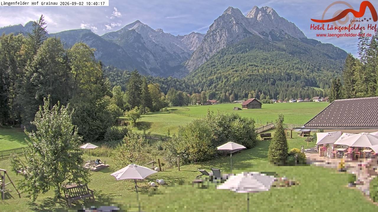 Archiv Foto Webcam Zugspitzdorf Grainau: Längenfelder Hof
