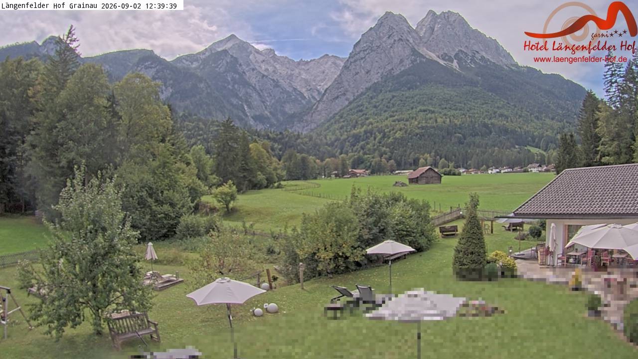 Archiv Foto Webcam Zugspitzdorf Grainau: Längenfelder Hof