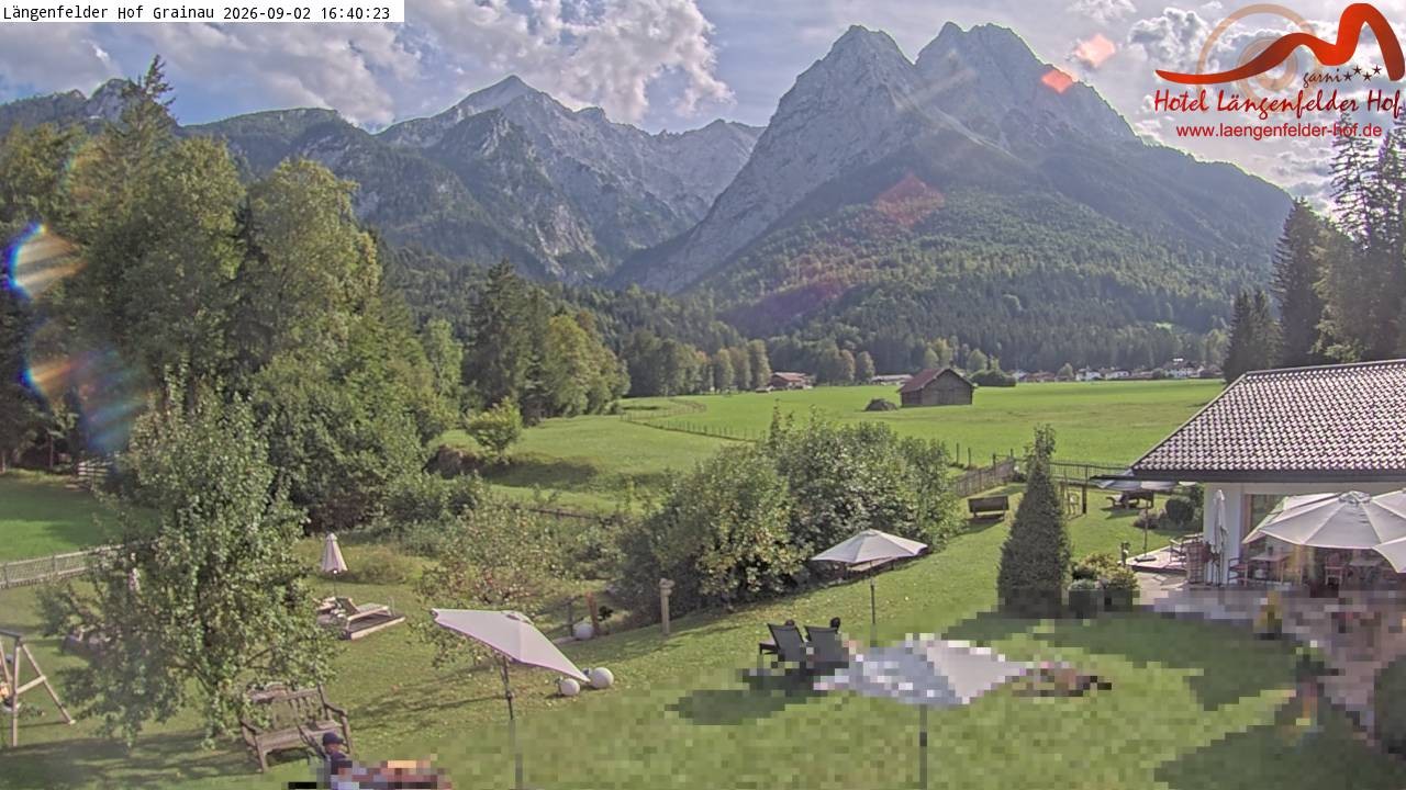 Archiv Foto Webcam Zugspitzdorf Grainau: Längenfelder Hof